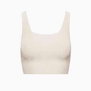 ARITIZA - Babaton Sculpt Knit Cropped Tank XS, Matte Pearl